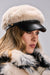 Chapeau 'Uptown' à Bord en Fausse Fourrure