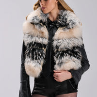 Gilet 'Glory' Long en Fausse Fourrure