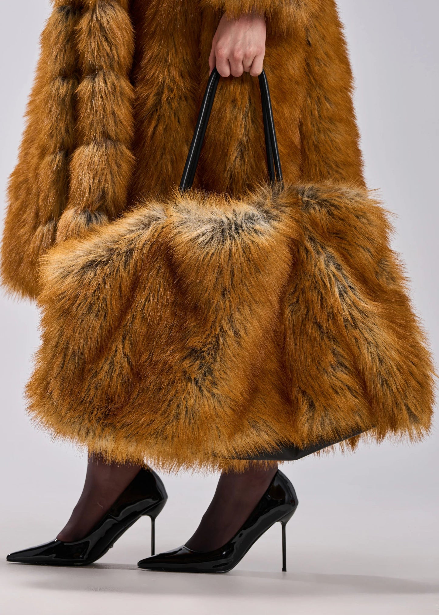 Sac Fourre-Tout 'Nova' en Fausse Fourrure