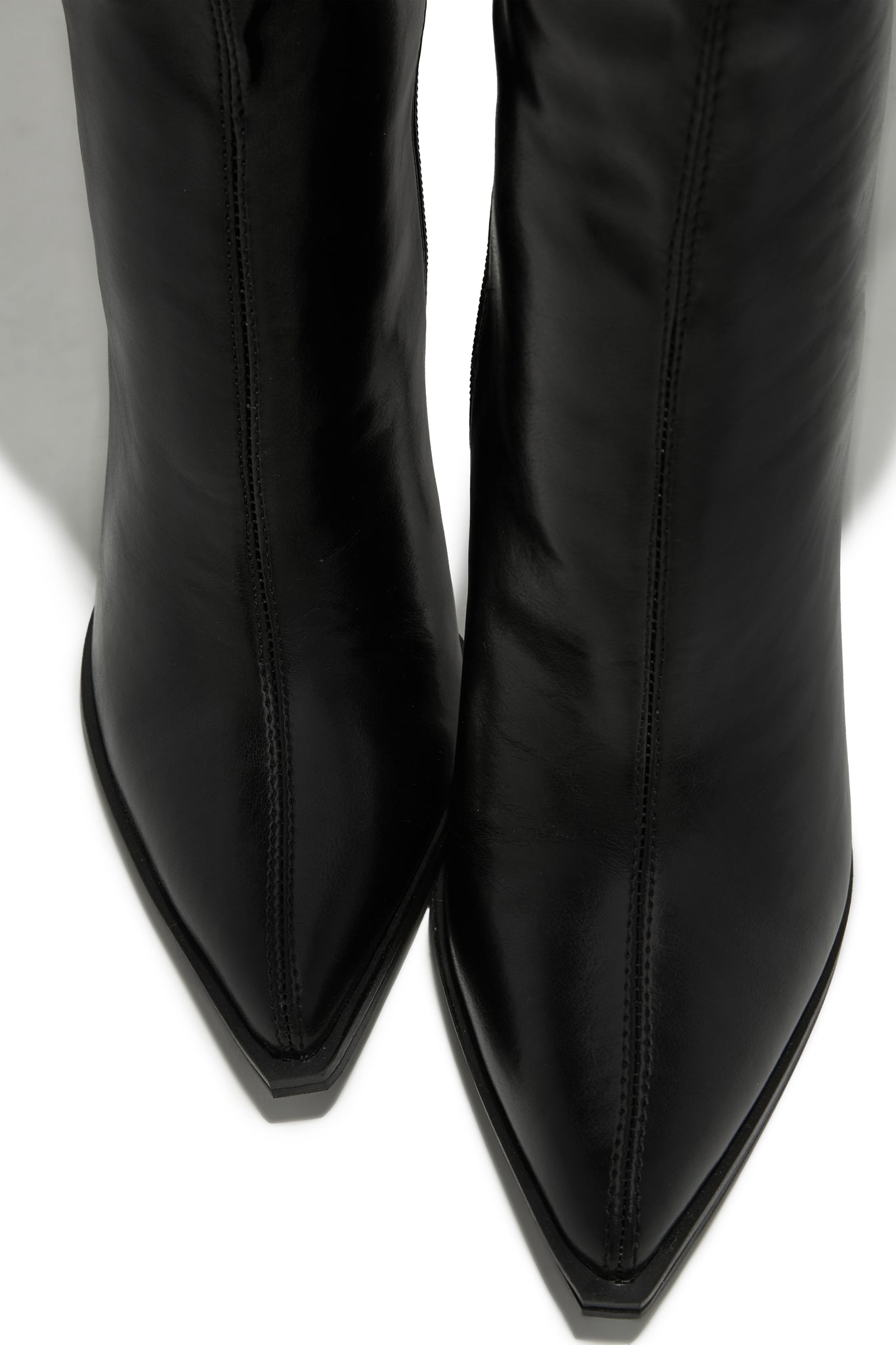 Bottes Montantes 'Whitney' à Talon Aiguille, Noires