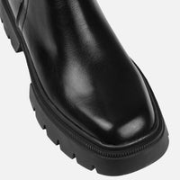 Bottines 'Brooklyn' Chunky en Tricot Noir