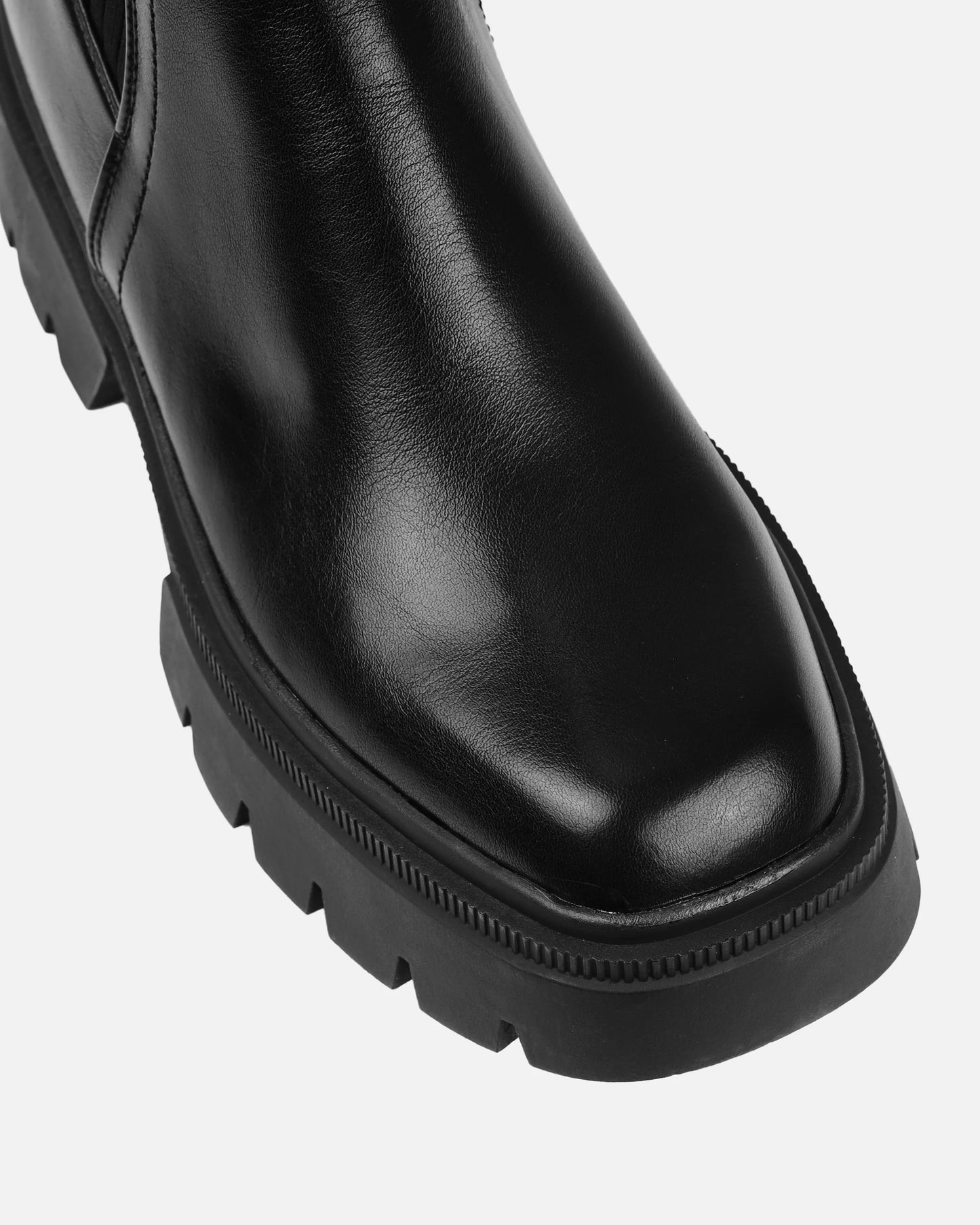 Bottines 'Brooklyn' Chunky en Tricot Noir