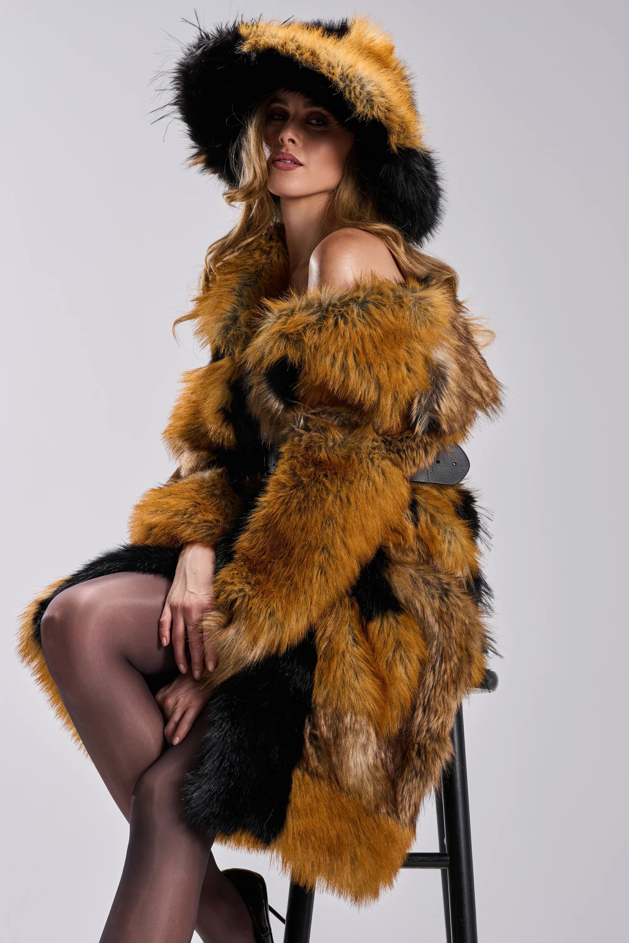 Bob 'Stella' Oversize en Fausse Fourrure Cosmo