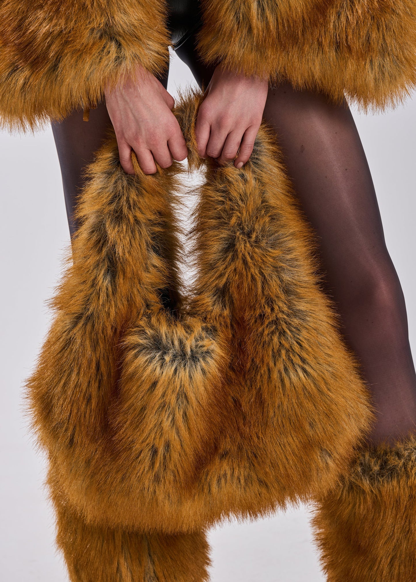 Mini Sac Fourre-Tout 'Mina' en Fausse Fourrure