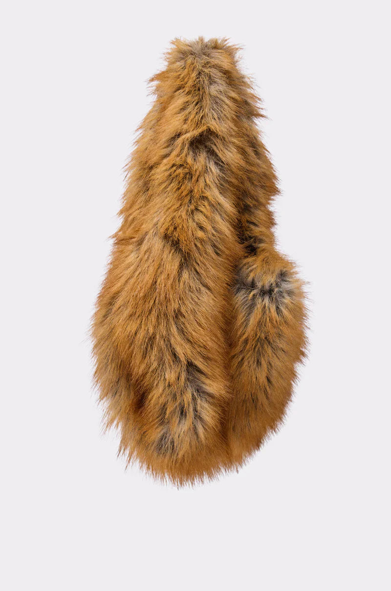 Mini Sac Fourre-Tout 'Mina' en Fausse Fourrure